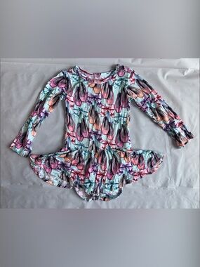 Posh Peanut Skirted Bodysuit